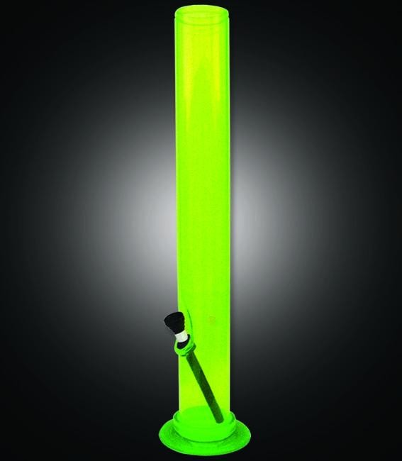 03636 - GREEN ACRYLIC BONG 42cm x 50mm