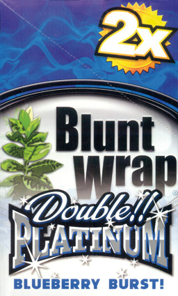BLUNT WRAP DOUBLE PLATINUM - BLUEBERRY (BLUE)