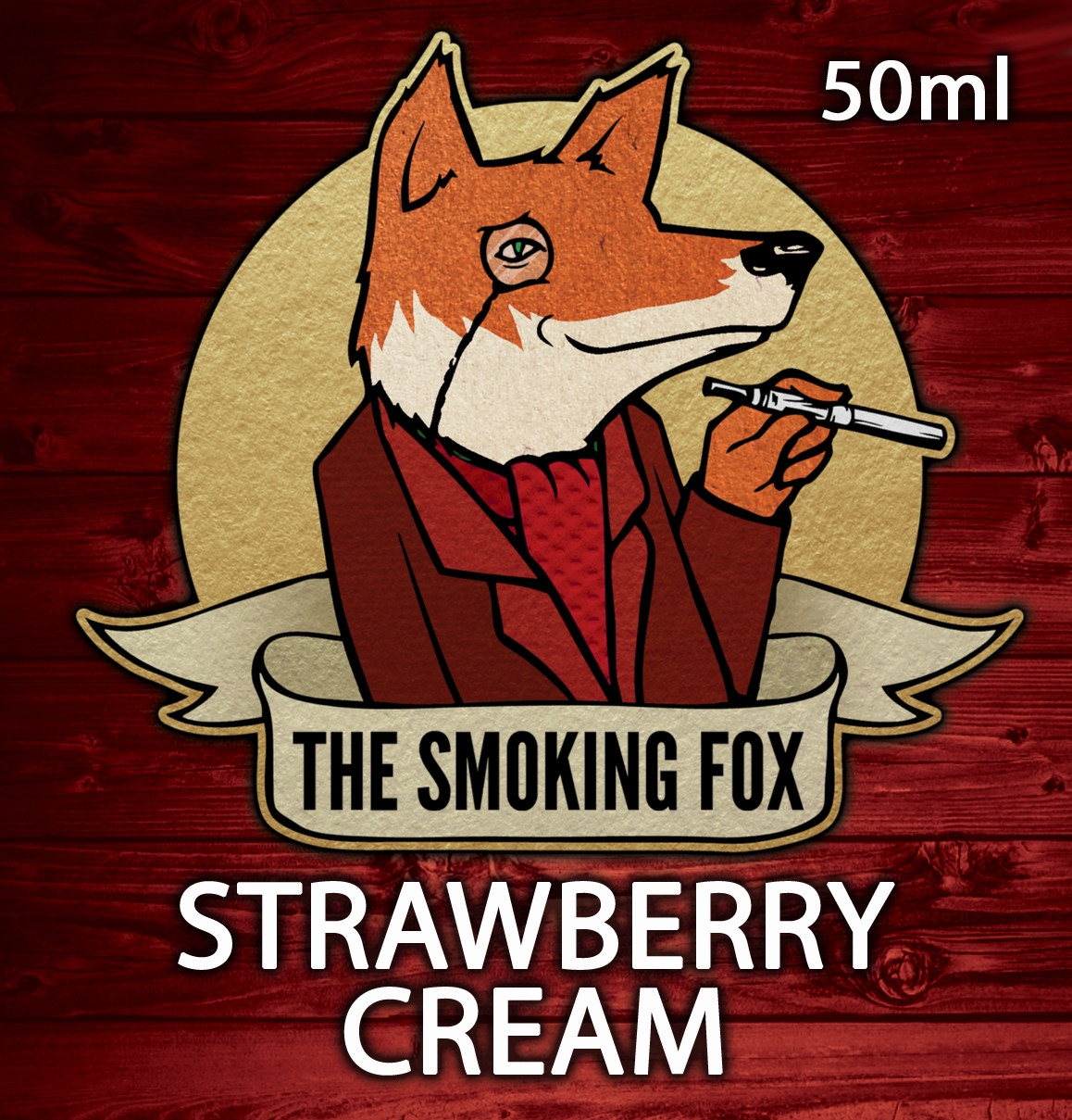 THE SMOKING FOX 50ml - STRAWBERRY CREAM