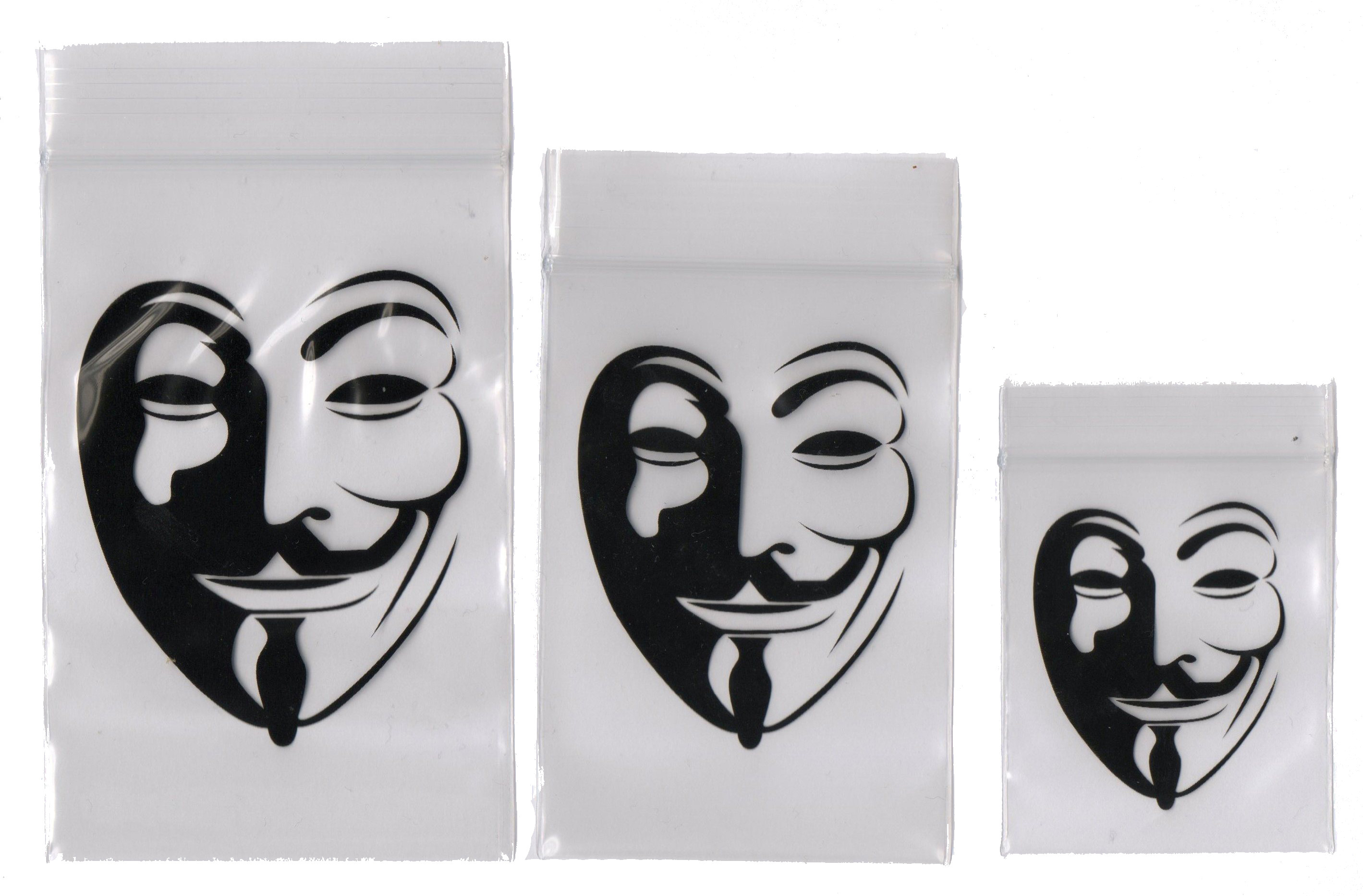 Anonymous Grip Bags: 8cm x 12cm