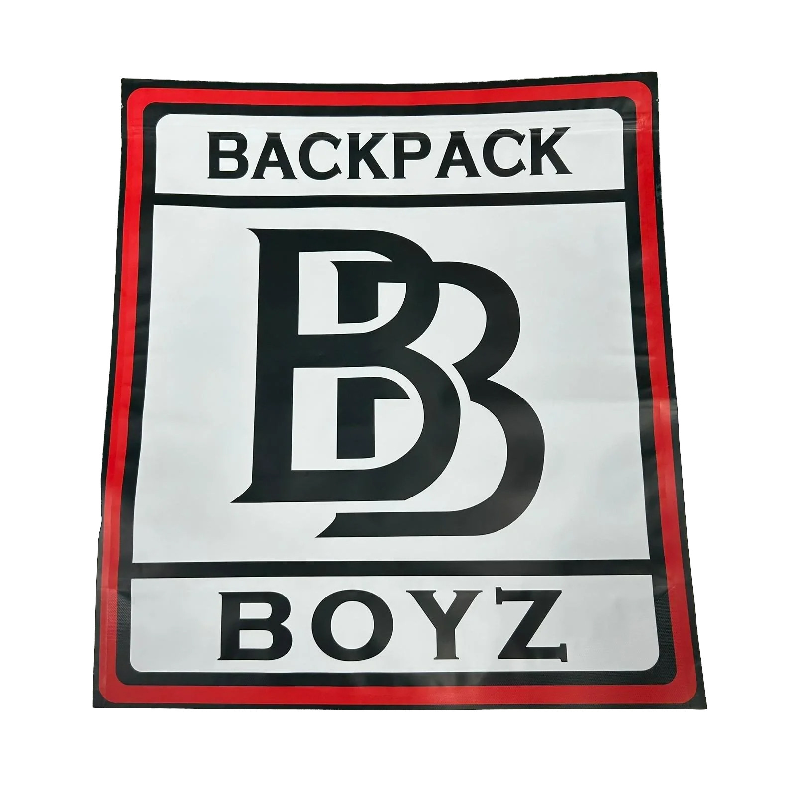 Backpack Boyz Logo 1lb Mylar Bag