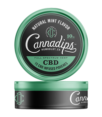 Cannadips 150mg CBD Pouches - Natural Mint