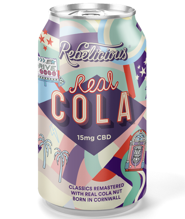 REBELICIOUS CBD DRINK - REAL COLA