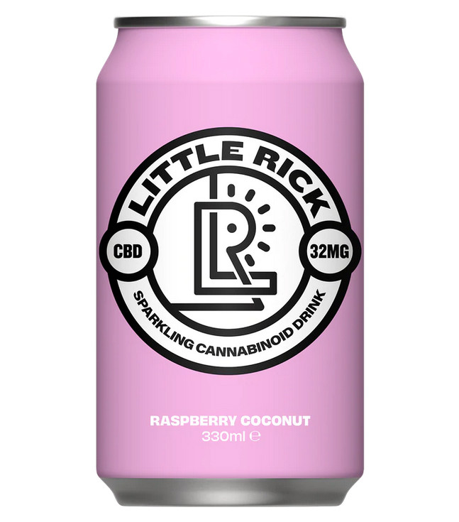 LITTLE RICK - SPARKLING CBD DRINK (RASPBERRY COCONUT)