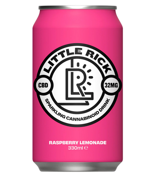 LITTLE RICK - SPARKLING CBD DRINK (RASPBERRY LEMONADE)
