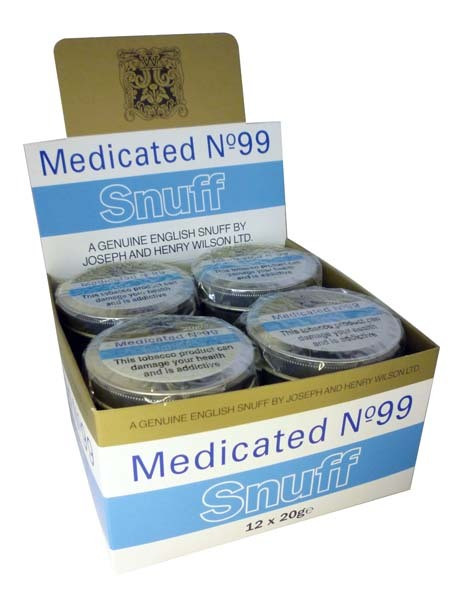 J&H Wilson Medicated No.99 Snuff 20g
