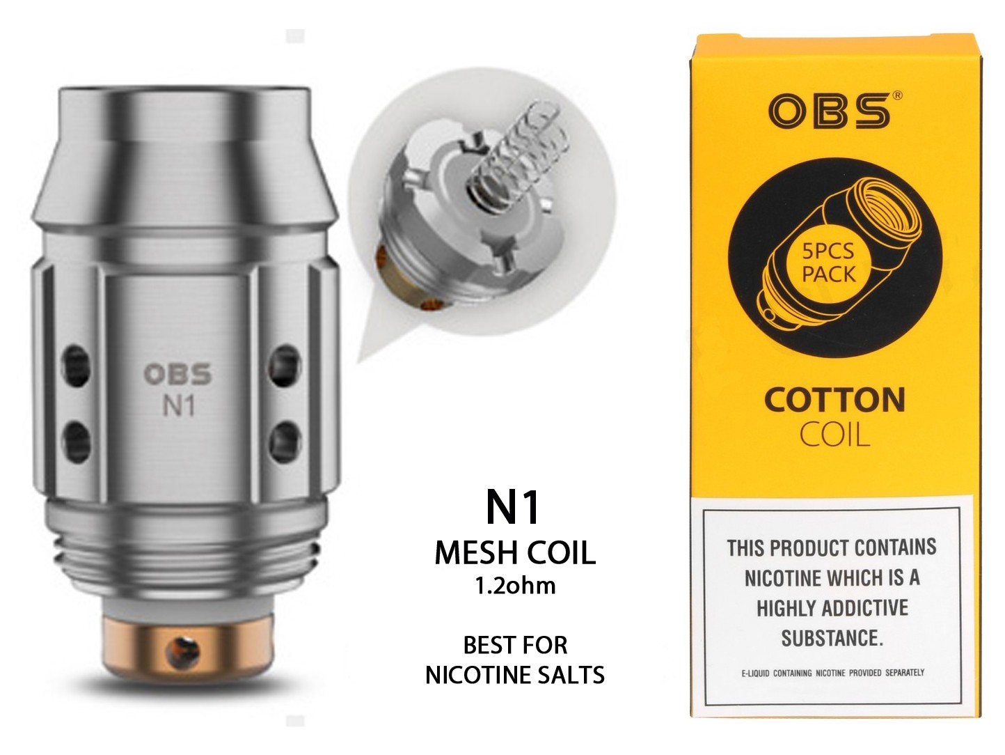 OBS - CUBE MINI COILS (N1)