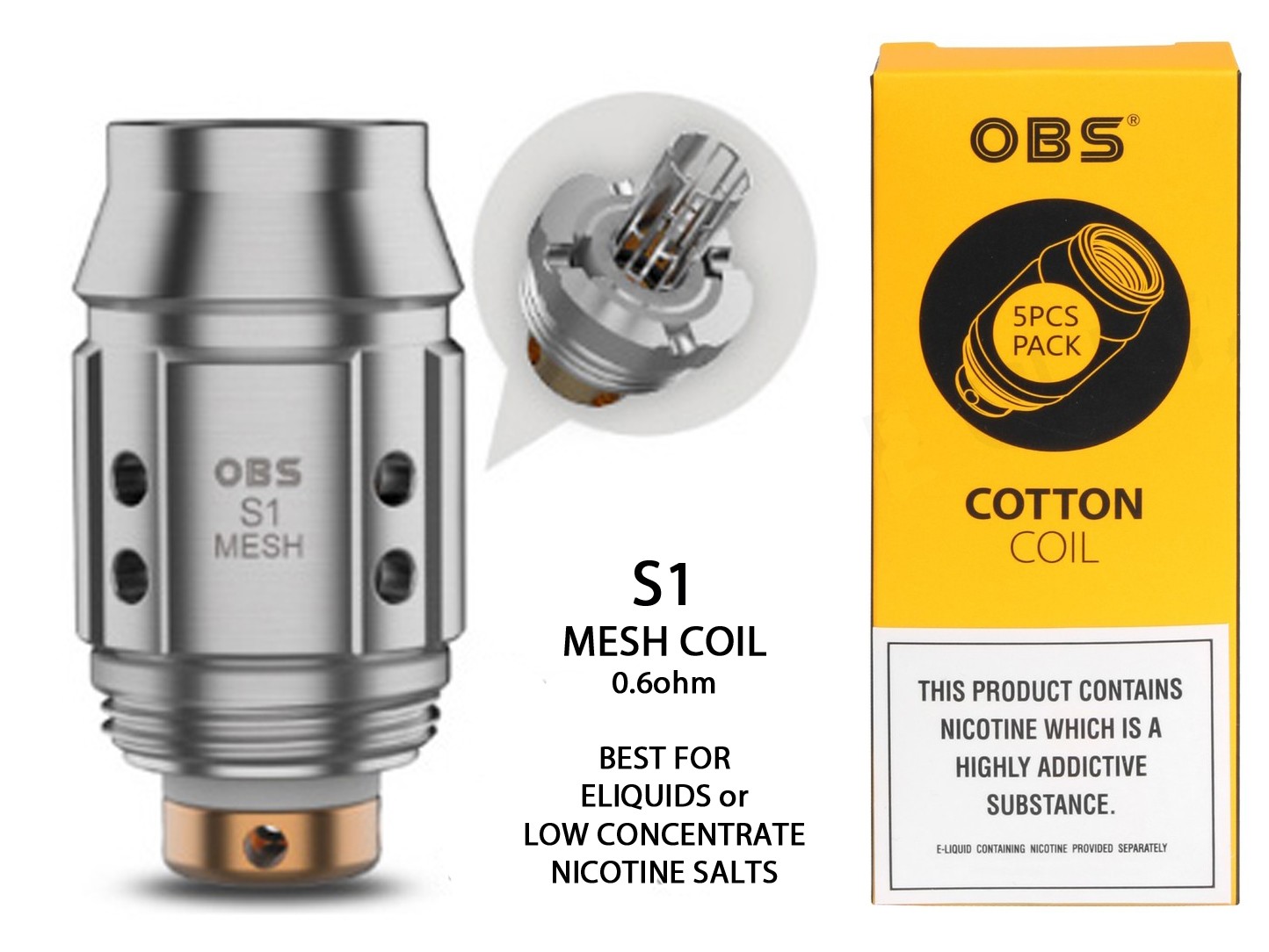 OBS - CUBE MINI COILS (S1)
