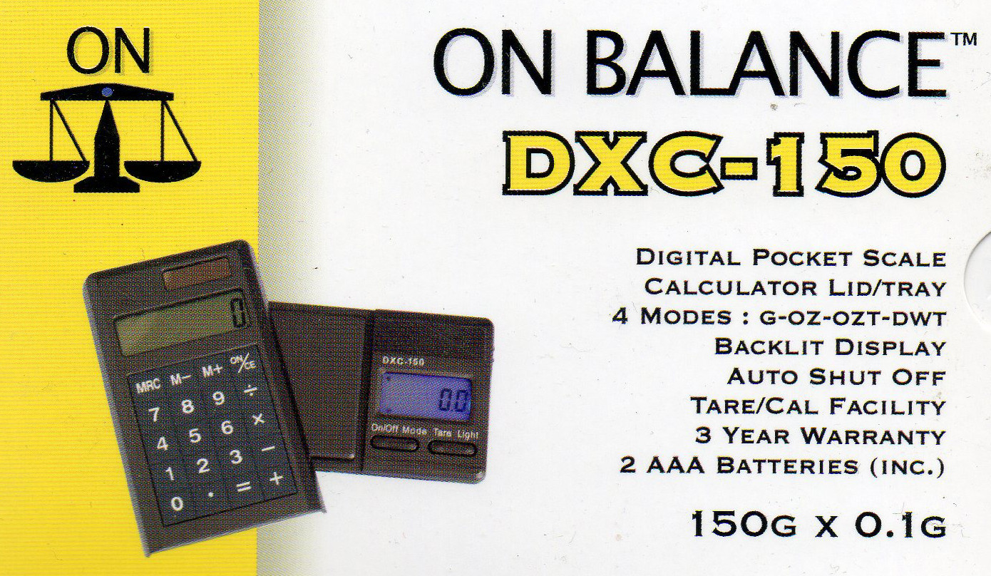 ON BALANCE DXC150 SCALES