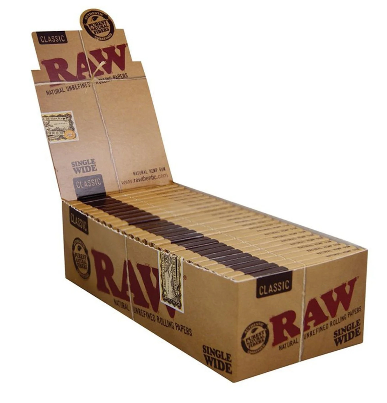 RAW - REGULAR PAPERS (BOX 50 PACKS)