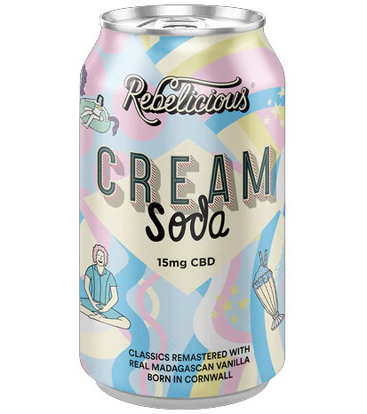 REBELICIOUS CBD DRINK - CREAM SODA