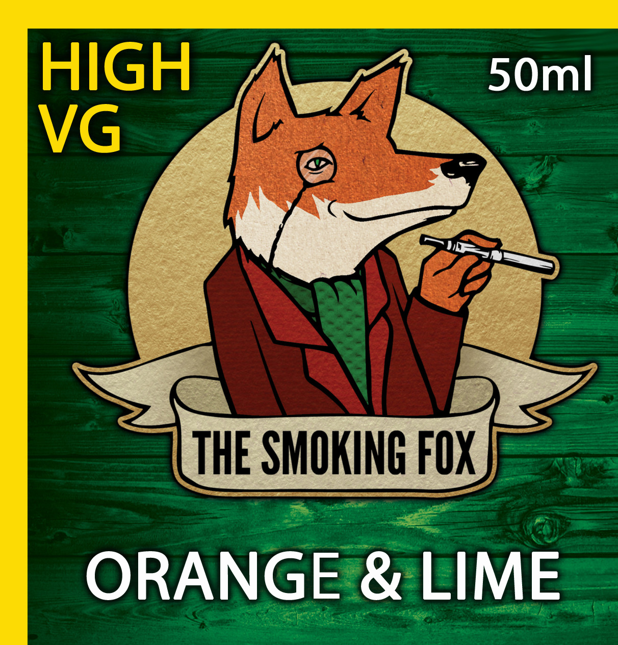 THE SMOKING FOX 50ml HIGH VG - ORANGE & LIME