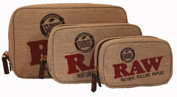 RAW - SMELL PROOF SMOKERS POUCH (LARGE)