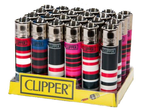 CLIPPER LIGHTER - STRIPES