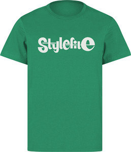 STYLEFILE T-SHIRT GREEN / WHITE