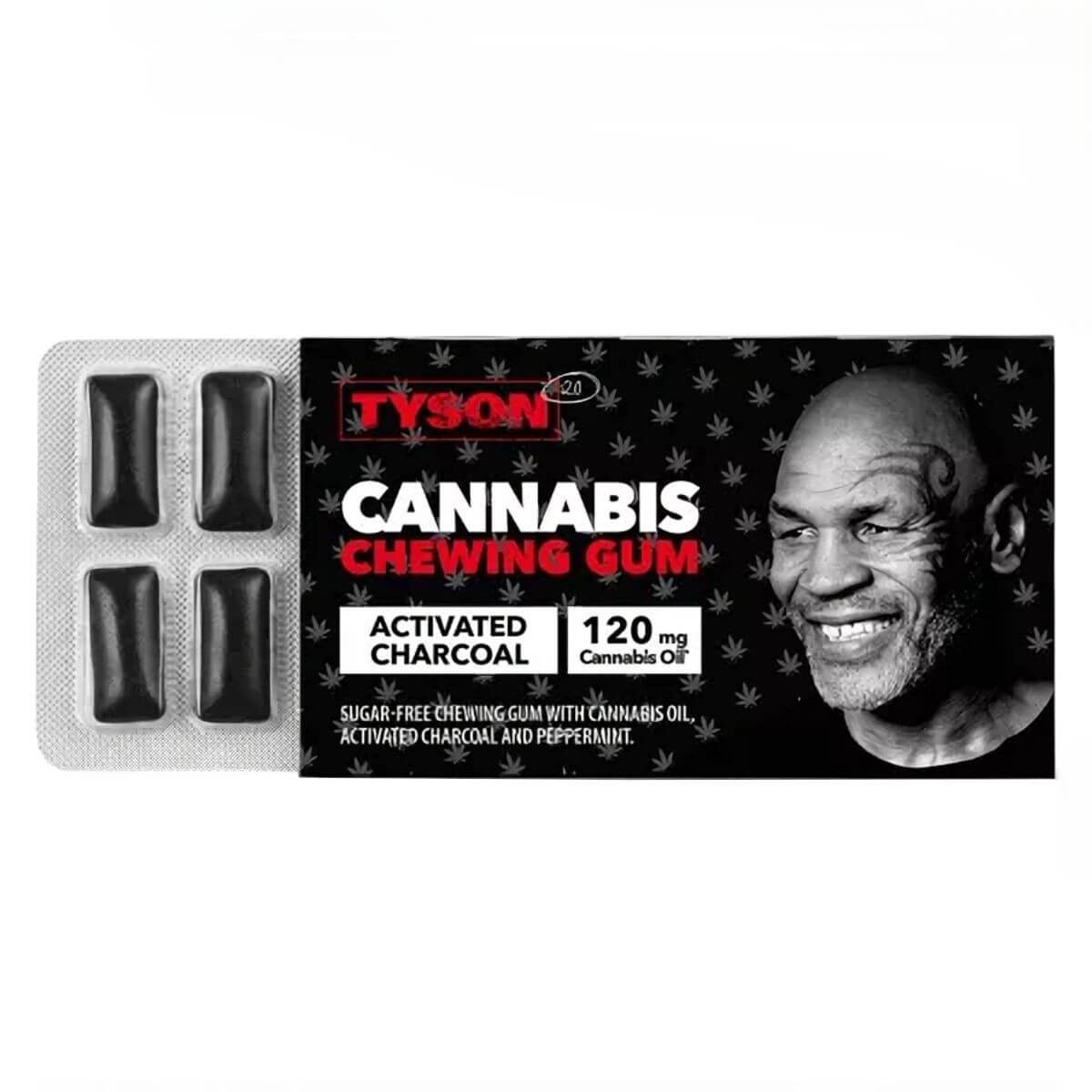 Tyson 2.0 Cannabis Peppermint Chewing Gum