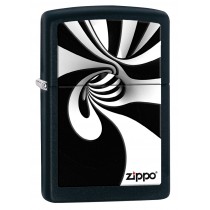 ZIPPO - SPIRAL BLACK MATTE (28297)