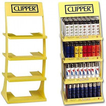 CLIPPER YELLOW DISPLAY STAND (NO LIGHTERS)