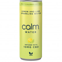 CALM CBD DRINK - LEMON & LIME SPARKLING WATER