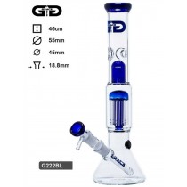 G222BL - GRACE BLUE BEAKER BONG