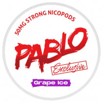 PABLO EXCLUSIVE NIC POUCHES - 50mg GRAPE ICE