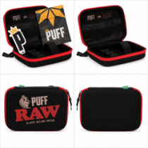 RAW x PUFF - PADDED CASE (LARGE, BLACK)