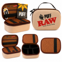 RAW x PUFF - PADDED CASE (LARGE, BEIGE)